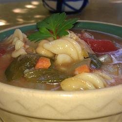 Chickpea and Pasta Soup