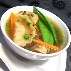 Quick Pot Sticker Soup