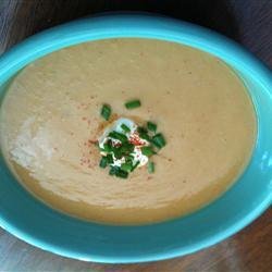 Chilled Tomato and Avocado Soup