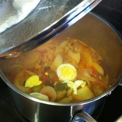 Bacalao a la Vizcaina (Basque Style Codfish Stew)