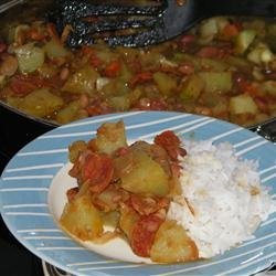 Chayote and Sausage Stew