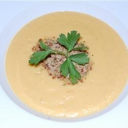 Cream of Cauliflower Soup With Bacon Gremolata