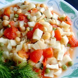 Garbanzos with Fennel