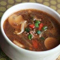 Asian Burger Soup