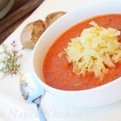 Slovak Sauerkraut Christmas Soup