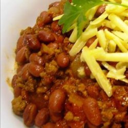 Bryan's Chocolate Lamb Chili