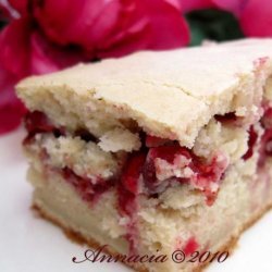 Cranberry Sour Cream Coffee Cake