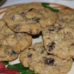 Cranberry and Oatmeal Spice Cookies