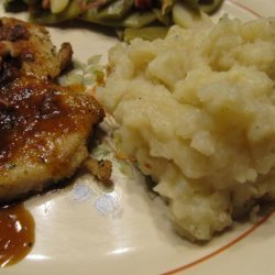 Roasted Garlic Smashed Potatoes