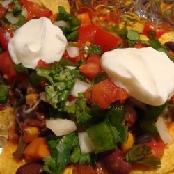 Quick and Easy Black Bean Nachos Vegetarian