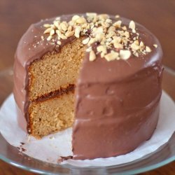 Chocolate Frosted Peanut Butter Fudge