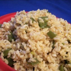 Green Pepper Brown Rice