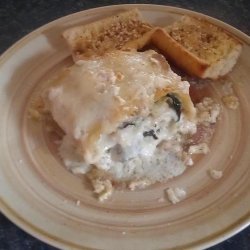 Chicken Florentine Lasagna Rolls