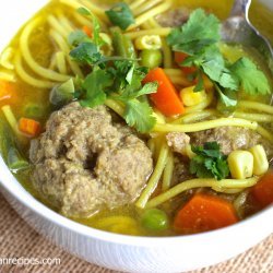 Sopa de Albondigas (Mexican Meatball Soup)