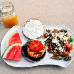 Salmon Burgers W/Green Goddess Sauce