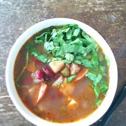 Spinach Minestrone Soup