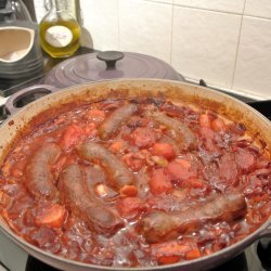 Sausage Casserole With Red Wine