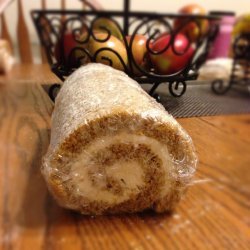 Pumpkin Roll With Cream Cheese Filling