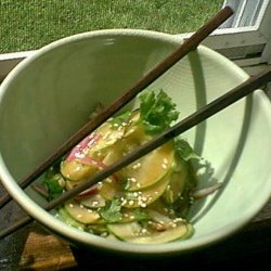 Cucumbers With Soy-Sesame Dressing