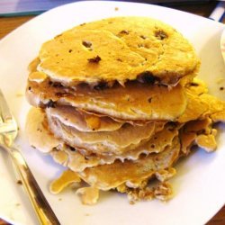 Light Chocolate Chip Oatmeal Pancakes for Two