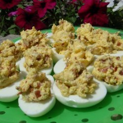 Parmesan Prosciutto Deviled Eggs