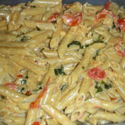 Penne Con Gorgonzola E Pomodoro