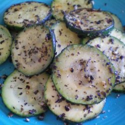 Low Fat Grilled Garlic Zucchini