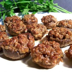 Pecan-Stuffed Mushrooms