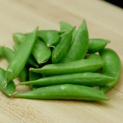 Sugar Snap Peas and Onions