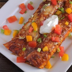 Black Bean & Chicken Enchiladas