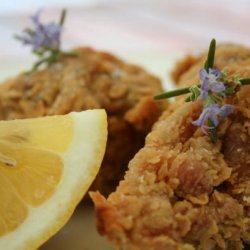 Rosemary-Scented, Extra-Crispy Fried Chicken