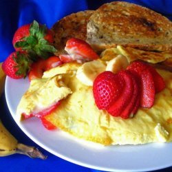 Fresh Strawberry Banana Omelets