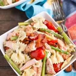 Salmon and Asparagus Pasta