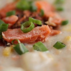 Corn and Salmon Chowder