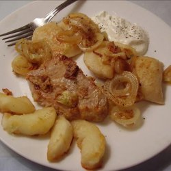 Pork Chops and Pierogies for 2