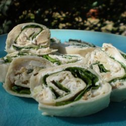 Diabetic Spinach-chicken Rollups