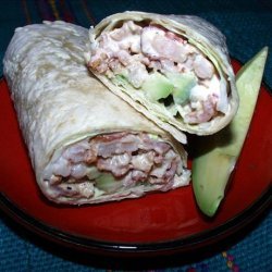 Avocado, Bacon and Shrimp Wraps