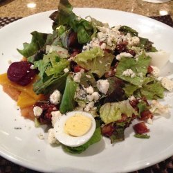 Blue Cheese, Beet & Bacon Salad