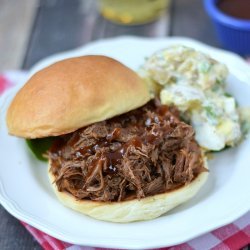 Slow-Cooker Beef Barbecue Sandwiches