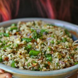 Lemon & Asparagus Brown Rice Salad