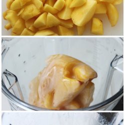 Homemade Peaches 'n' Cream Ice Cream