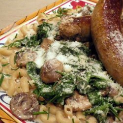 Spinach Mushroom Pasta