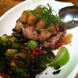 Roasted Pork Tenderloin With Apple Chutney