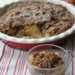   Boozy  Apple Crisp