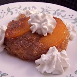 Individual Peach Upside-Down Cake