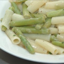 Penne With Asparagus and Lemon-Parmesan Cream