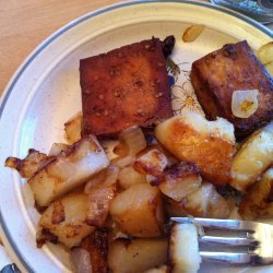 Fried Potatoes & Tofu