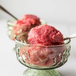 Strawberry-Rhubarb Sorbet