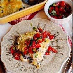 Green Enchilada Casserole