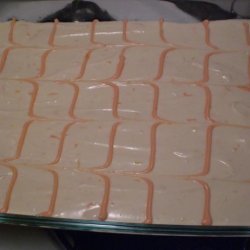 Chewy Orange Cream Cheese Bars